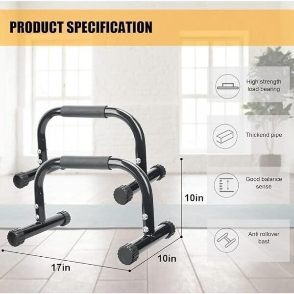 Parallettes Bars, Push Up Bars Strength Training For Handstands - Image 2